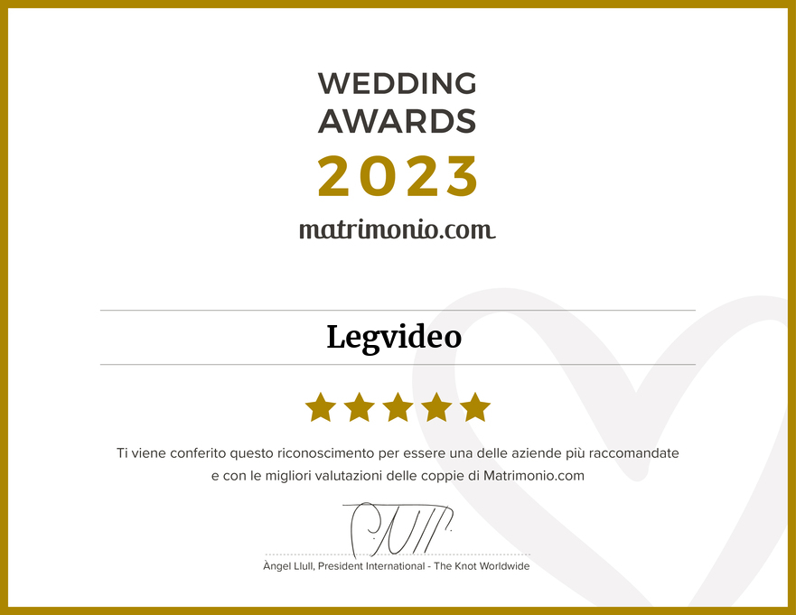 Legvideo Wedding Awards 2023